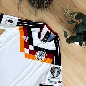 Germany 2026 World Cup Home Soccer Jersey Adidas Football Shirt White Men Sz L